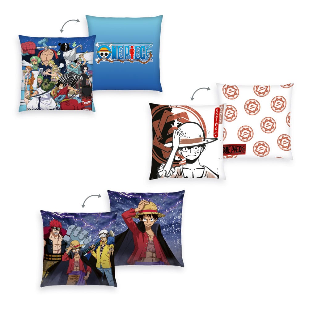 One Piece - Kissen - 3er-Pack Monkey D. Ruffy (Herding)