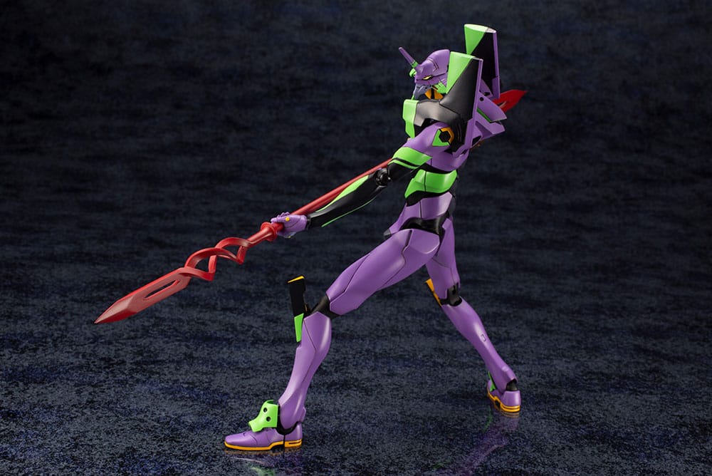 Evangelion: 3.0 + 1.0 Thrice Upon A Time - Evangelion Test Type -01 (EVA -01) with Spear of Cassius - Plastic Model Kit (Kotobukiya)