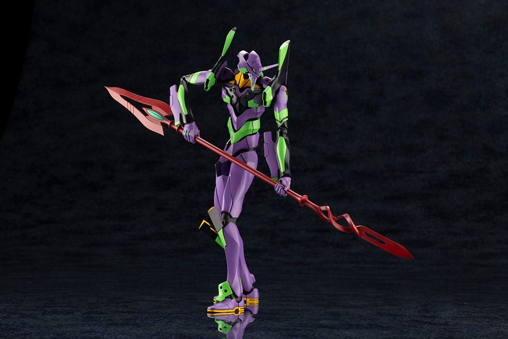 Evangelion: 3.0 + 1.0 Thrice Upon a Time - Evangelion Test Type-01 (Eva-01) with Spear of Cassius - Plastic Model Kit (Kotobukiya)