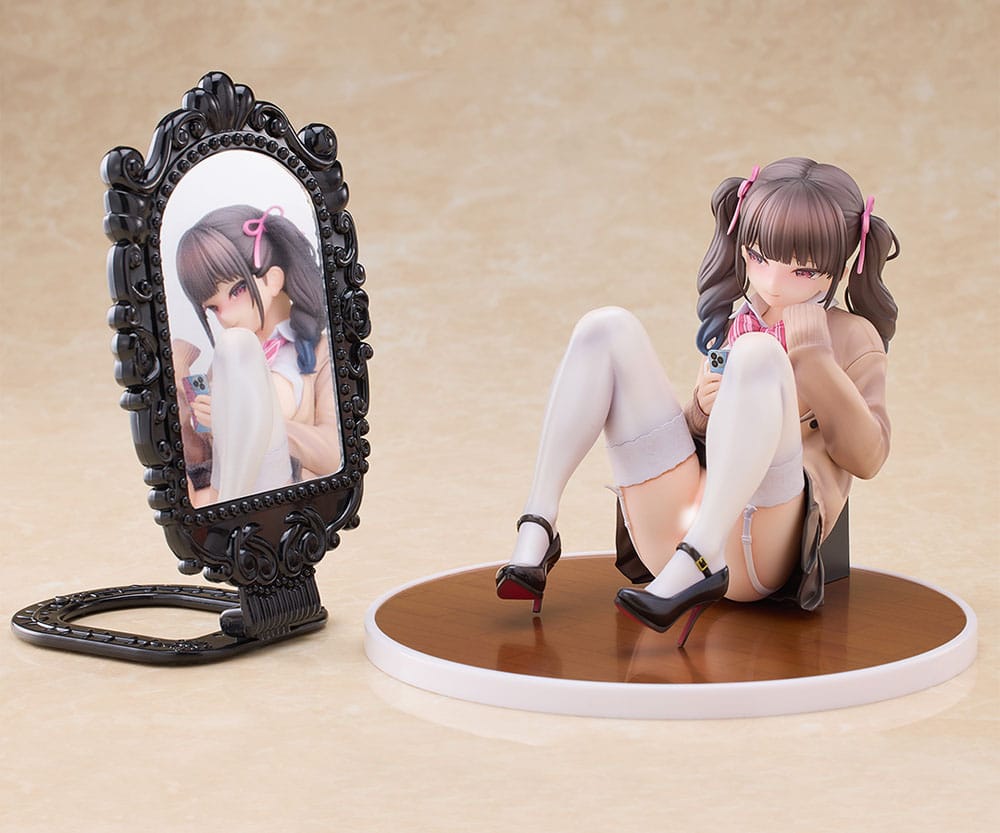 Original Character - Jidori Shoujo (Selfie Girl) - figure 1/6 (Pink Cat)