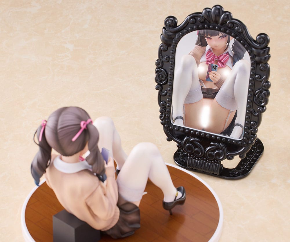 Original Character - Jidori Shoujo (Selfie Girl) - figure 1/6 (Pink Cat)
