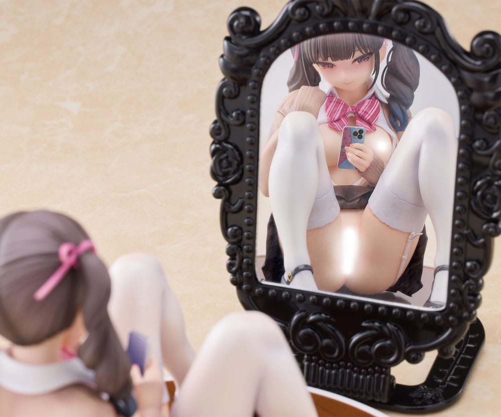 Original Character - Jidori Shoujo (Selfie Girl) - figure 1/6 (Pink Cat)