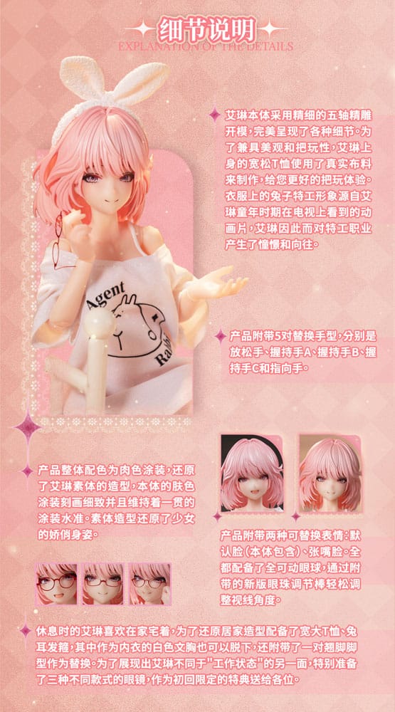 Original Character - Ra -01l Aileen - Loungewear figure Kit 1/12 (Snail Shell)