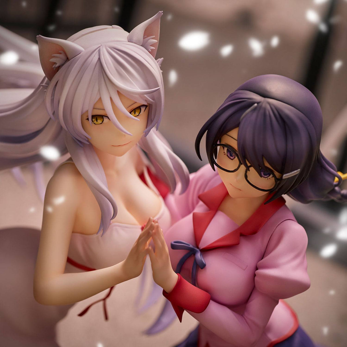 Nekomonogatari - Tsubasa Hanekawa & Black Hanekawa - Figuren Set (Union Creative) (re-run)