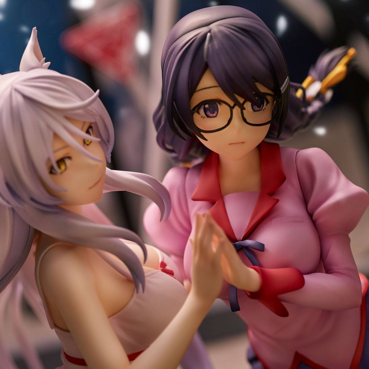 Nekomonogatari - Tsubasa Hanekawa & Black Hanekawa - Figuren Set (Union Creative) (re-run)