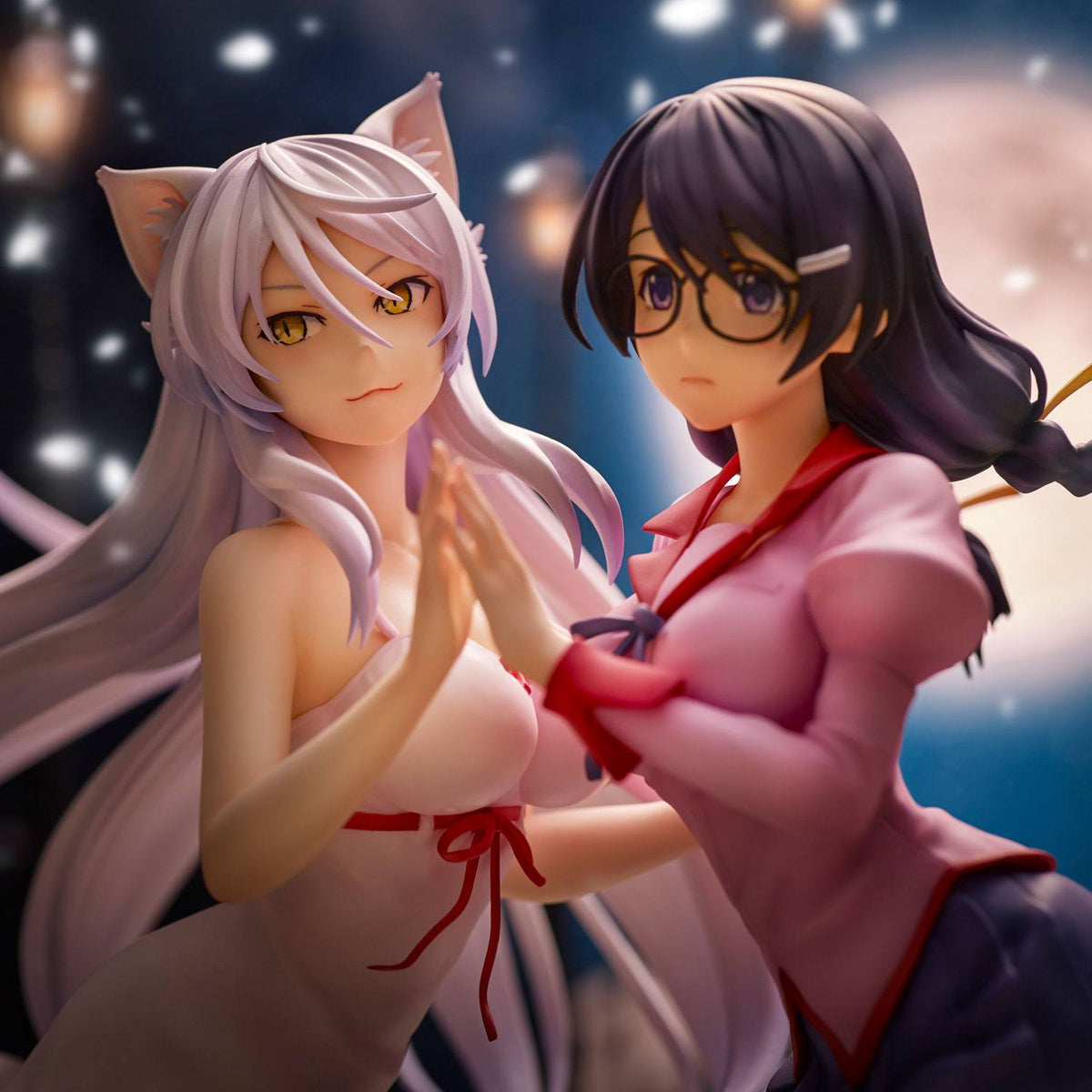 Nekomonogatari - Tsubasa Hanekawa & Black Hanekawa - Figuren Set (Union Creative) (re-run)