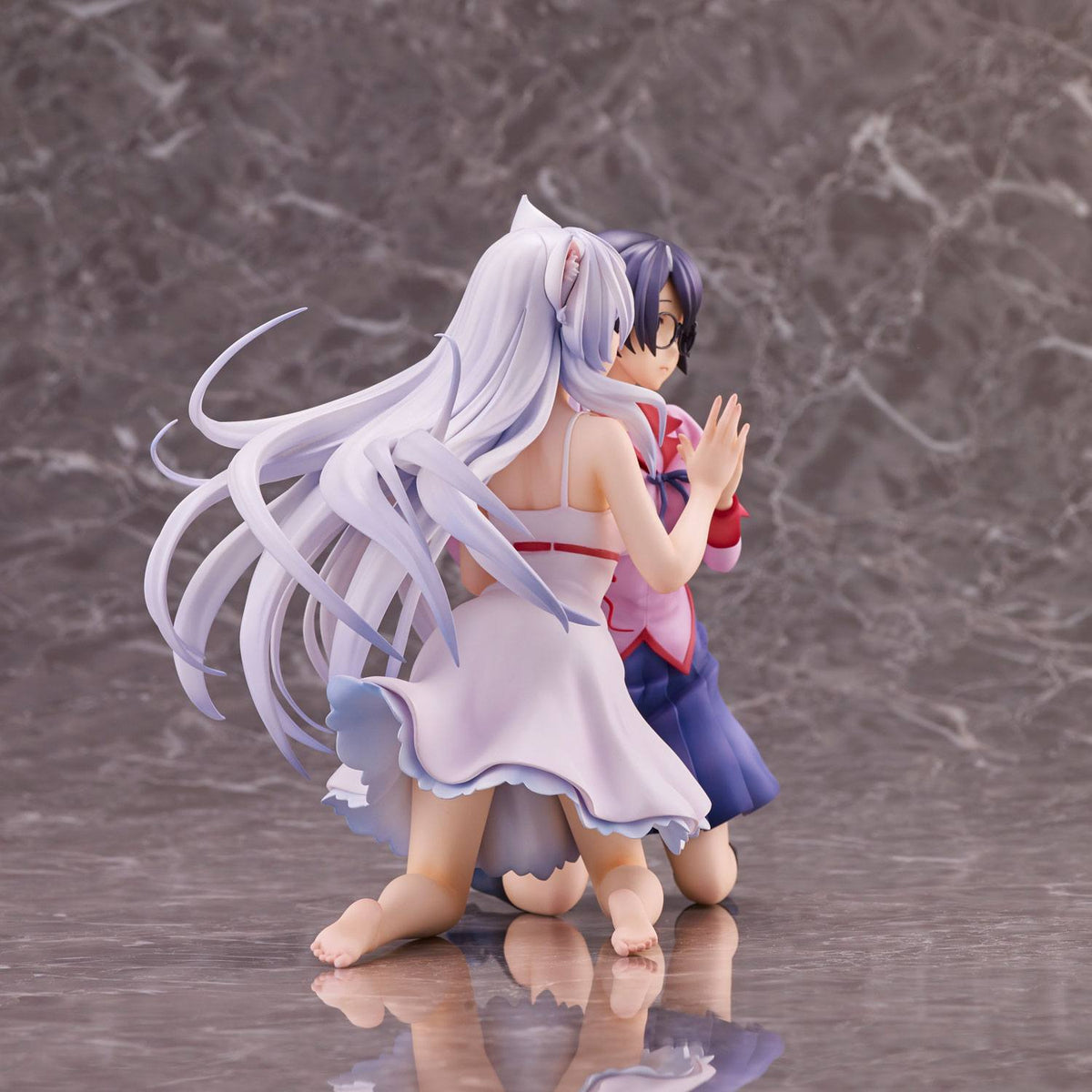 Nekomonogatari - Tsubasa Hanekawa & Black Hanekawa - Figuren Set (Union Creative) (re-run)