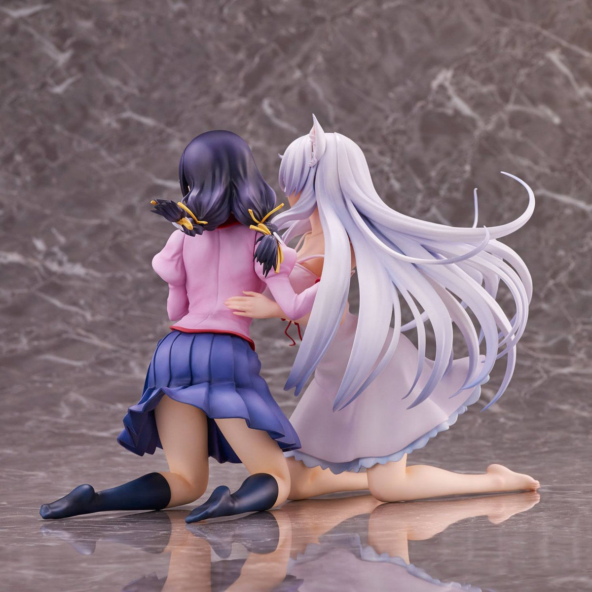 Nekomonogatari - Tsubasa Hanekawa & Black Hanekawa - Figuren Set (Union Creative) (re-run)