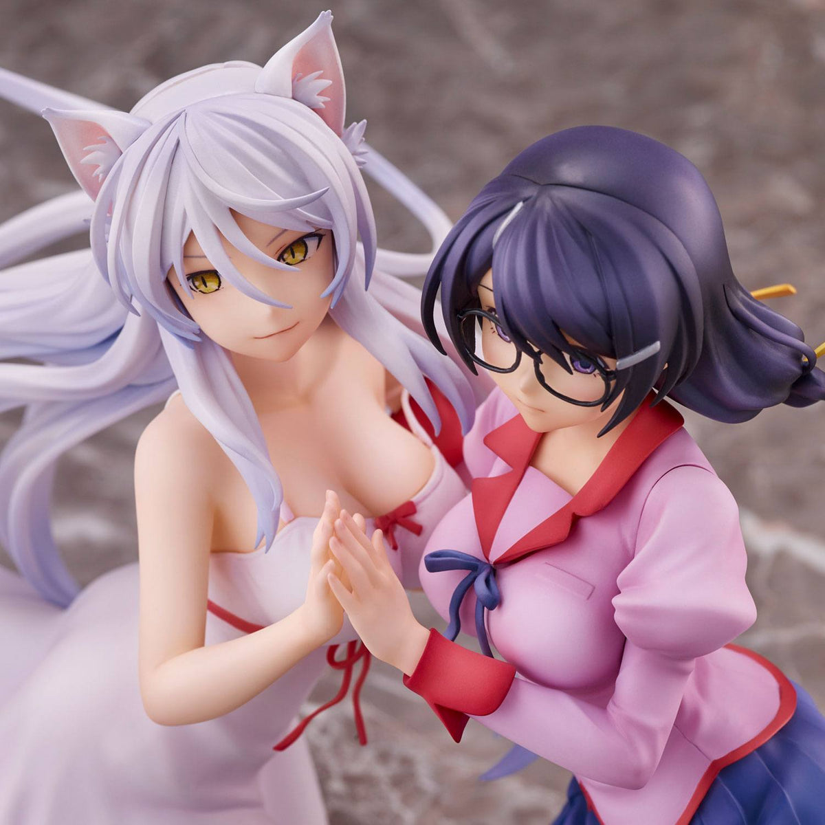 Nekomonogatari - Tsubasa Hanekawa & Black Hanekawa - Figuren Set (Union Creative) (re-run)
