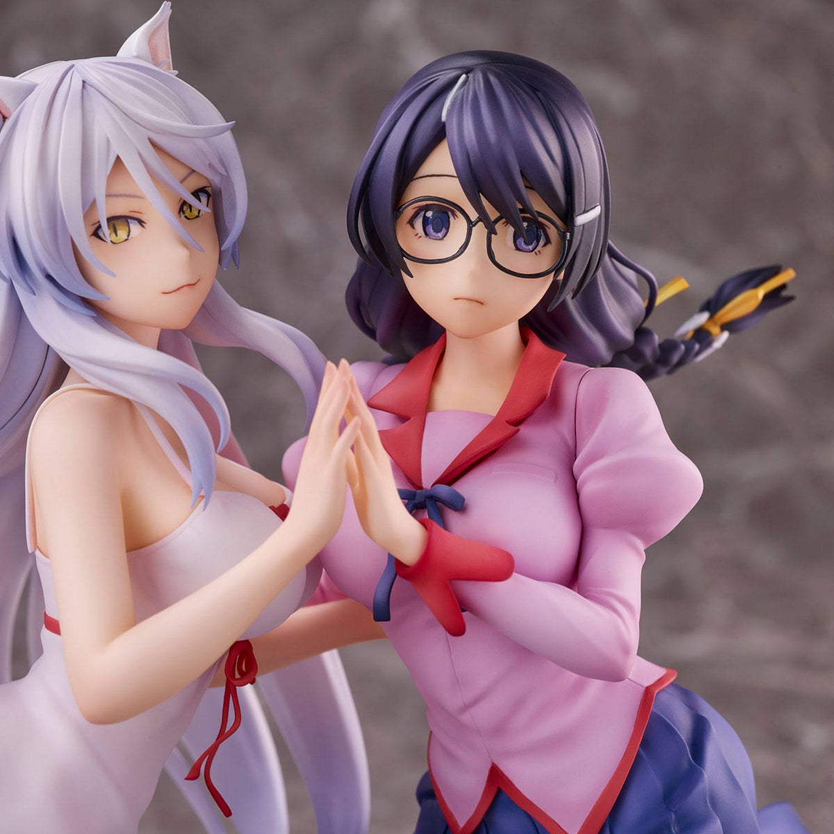 Nekomonogatari - Tsubasa Hanekawa & Black Hanekawa - Figuren Set (Union Creative) (re-run)