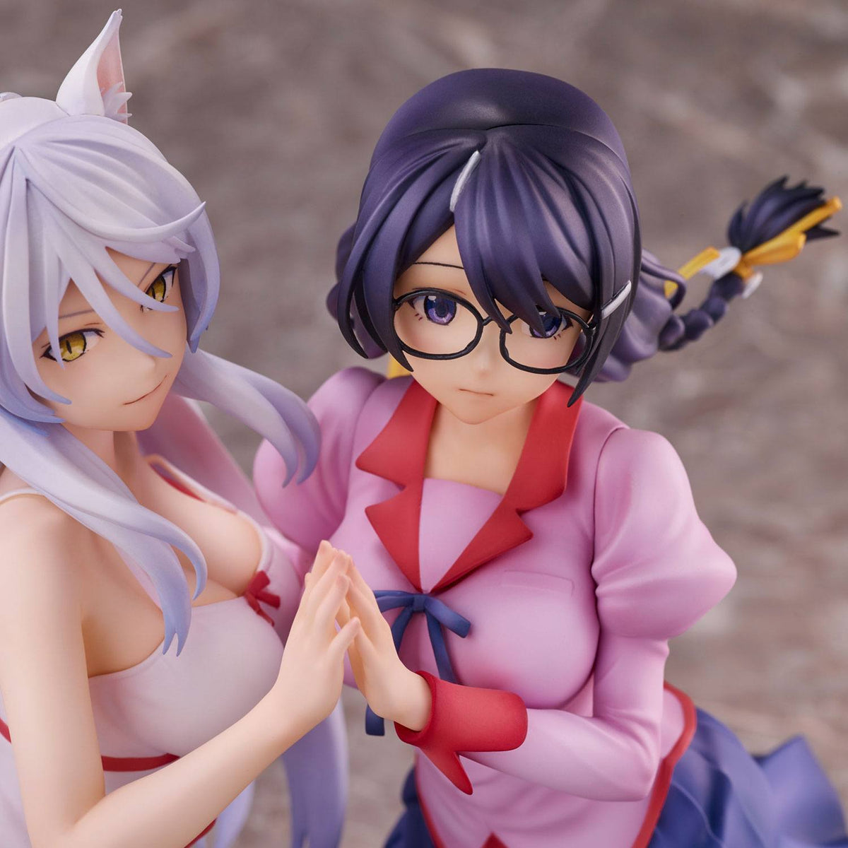 Nekomonogatari - Tsubasa Hanekawa & Black Hanekawa - Figuren Set (Union Creative) (re-run)