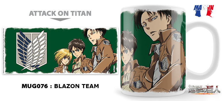 Attack on Titan - Tasse - Blazon Team (Unekorn)