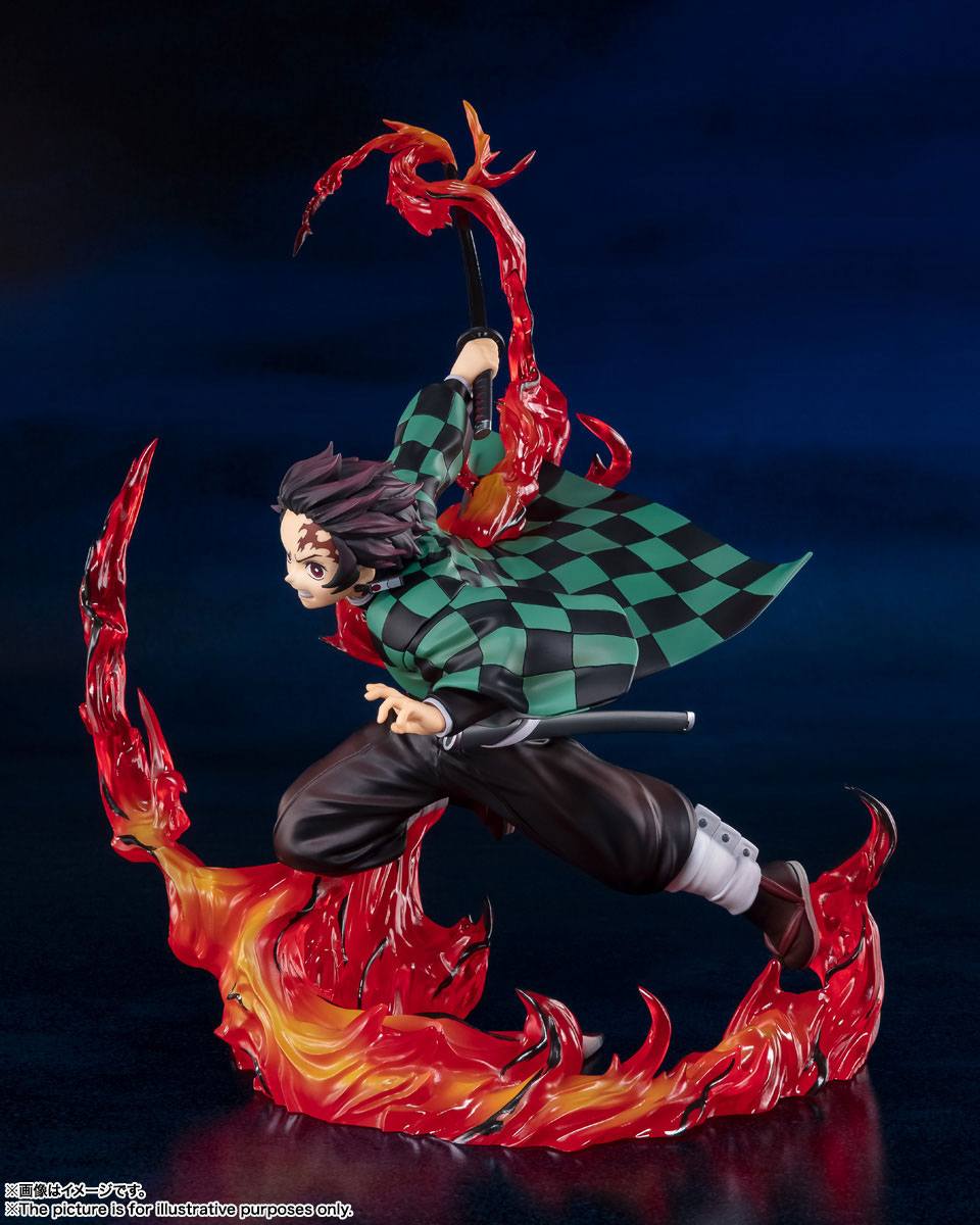 Demon Slayer Kimetsu no Yaiba - Tanjiro Kamado - Total Concentration Breathing Ver. FiguartsZero Figur (Bandai)