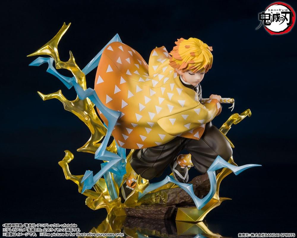 Demon Slayer Kimetsu no Yaiba - Zenitsu Agatsuma - Thunderclap and Flash FiguartsZero Figur (Bandai)