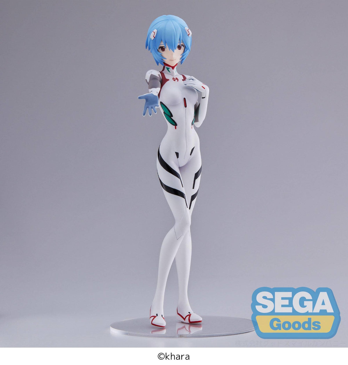 Evangelion: 3.0+1.0 Thrice Upon A Time - Rei Ayanami - (Tentative Name) Hand Over Momentary White SPM figure (Sega)