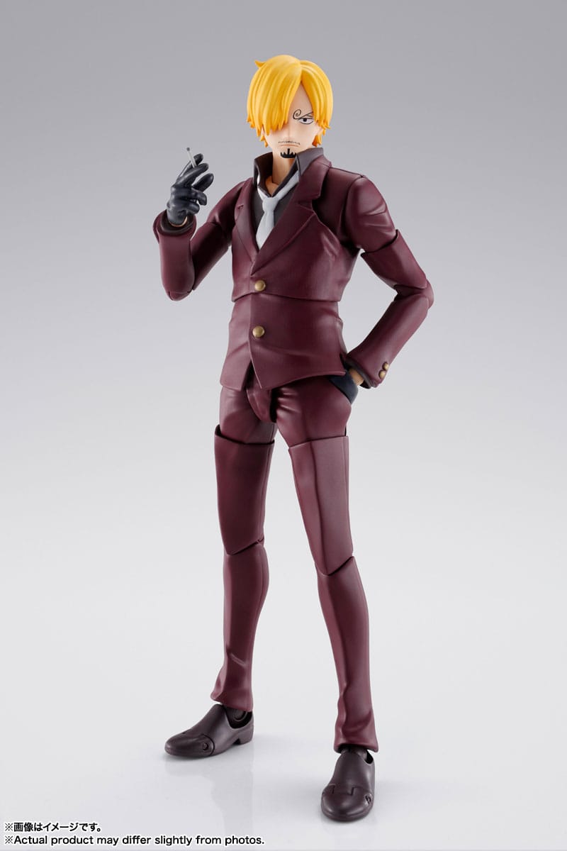 One Piece - Sanji - S.H. Figuarts The Raid on Onigashima Ver. Figur (Bandai)