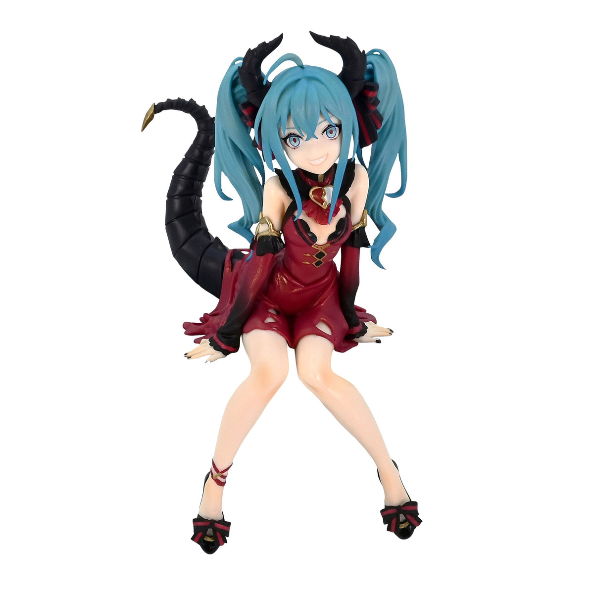 Hatsune Miku - Villain Red Color Ver. - Noodle stopper figure (Furyu)