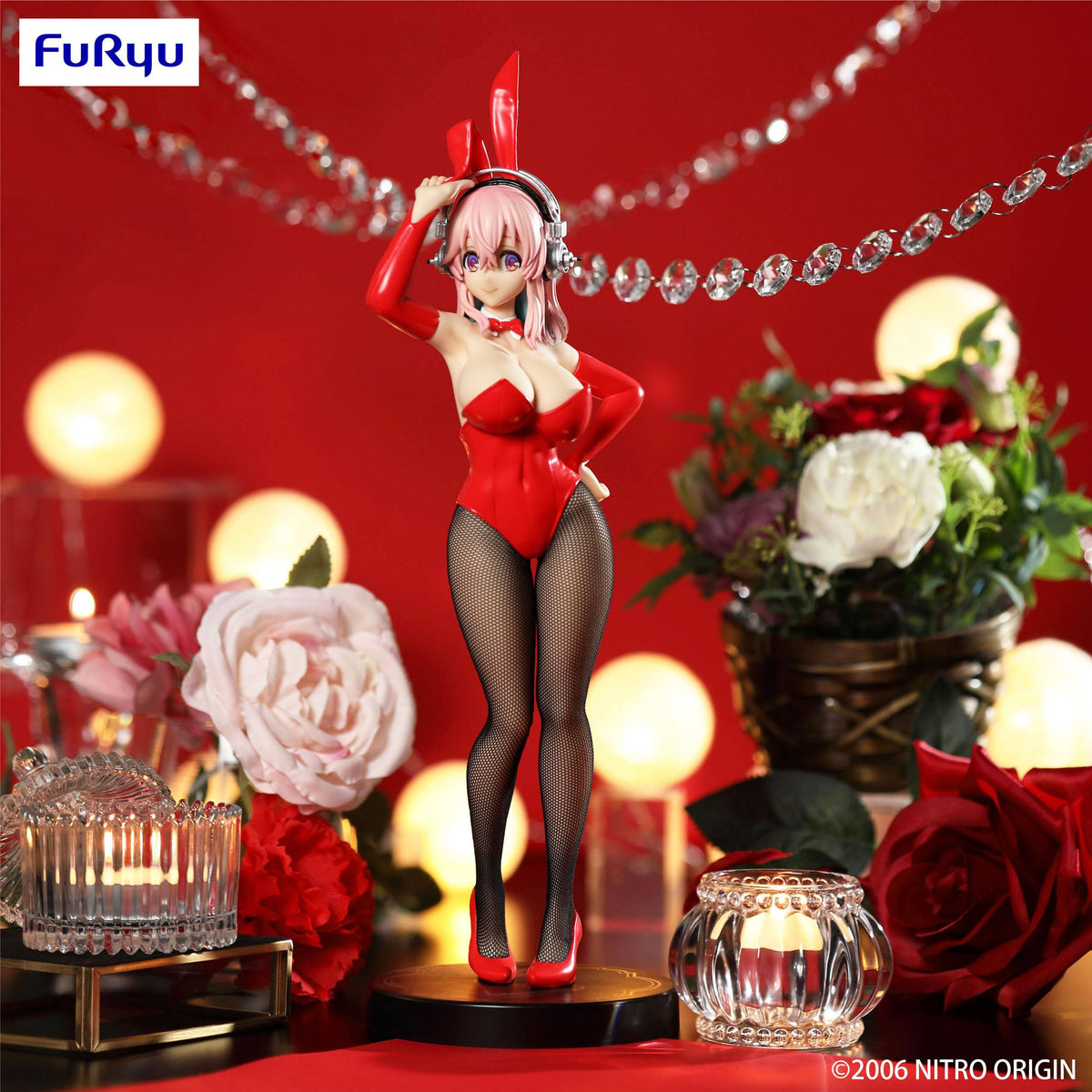 Super Sonico - Bicute Bunnies figure Red ver. (Furyu)