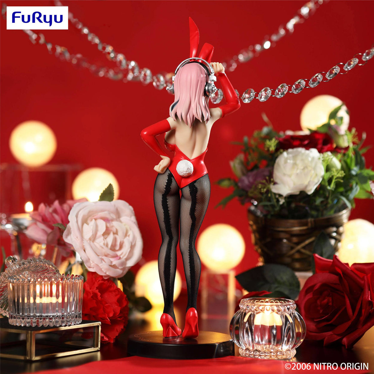 Super Sonico - Bicute Bunnies figure Red ver. (Furyu)
