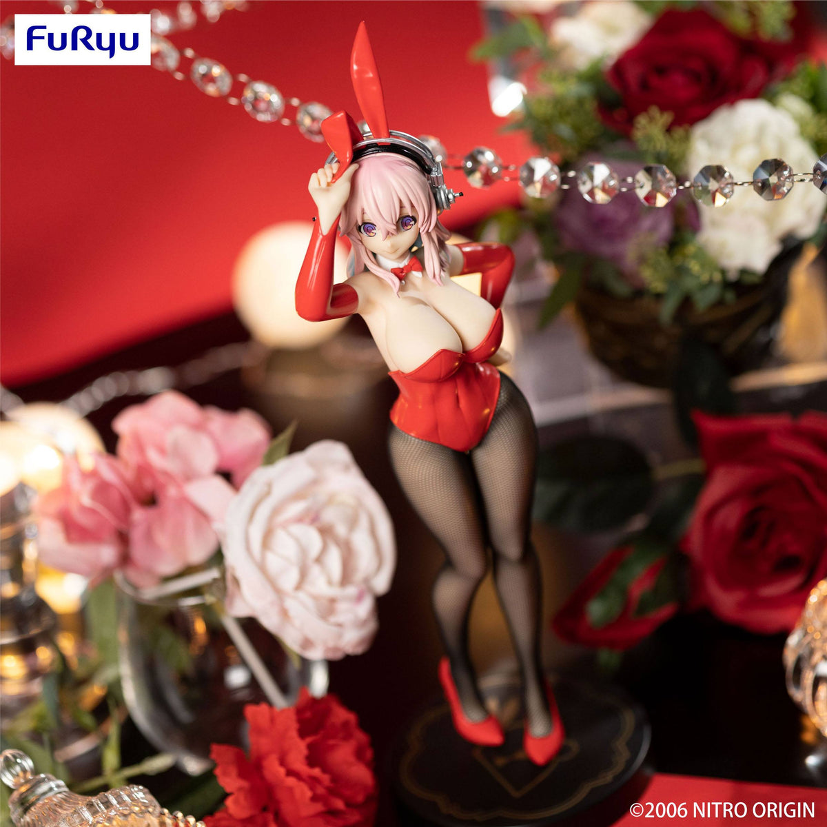 Super Sonico - Bicute Bunnies figure Red ver. (Furyu)