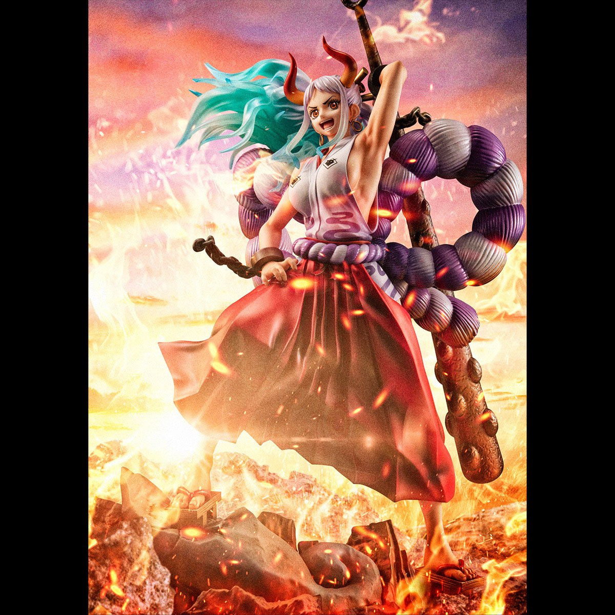 One Piece - Yamato - P.O.P. Portrait of Pirates WA-Maximum figure (Megahouse) (re-run)