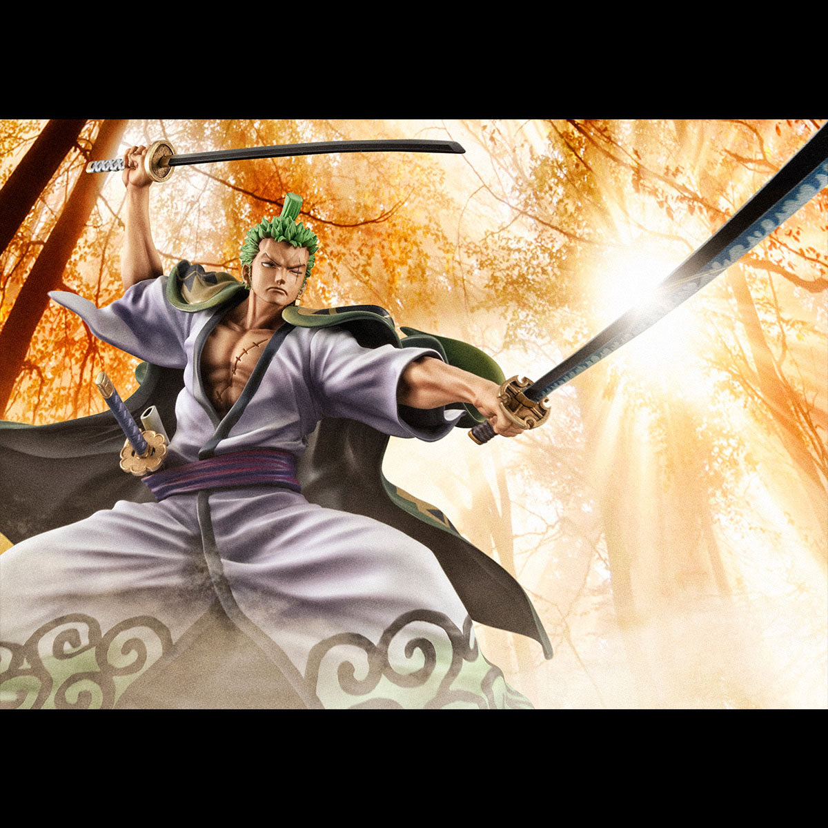 One Piece - Zoro Juro - Warrior Alliance Ver. P.O.P Portrait of Pirates Figur (MegaHouse) (re-run)