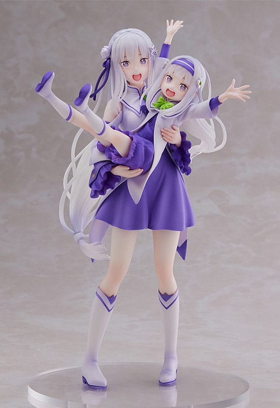 Re: Zero Starting Life in Another World from Zero - Emilia & Childhood Emilia - S -Fire figure 1/7 (Sega)