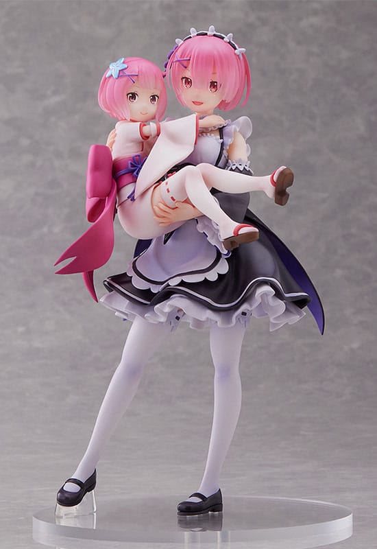 Re:Zero Starting Life in Another World from Zero - Ram & Childhood Ram - S-Fire Figur 1/7 (SEGA)