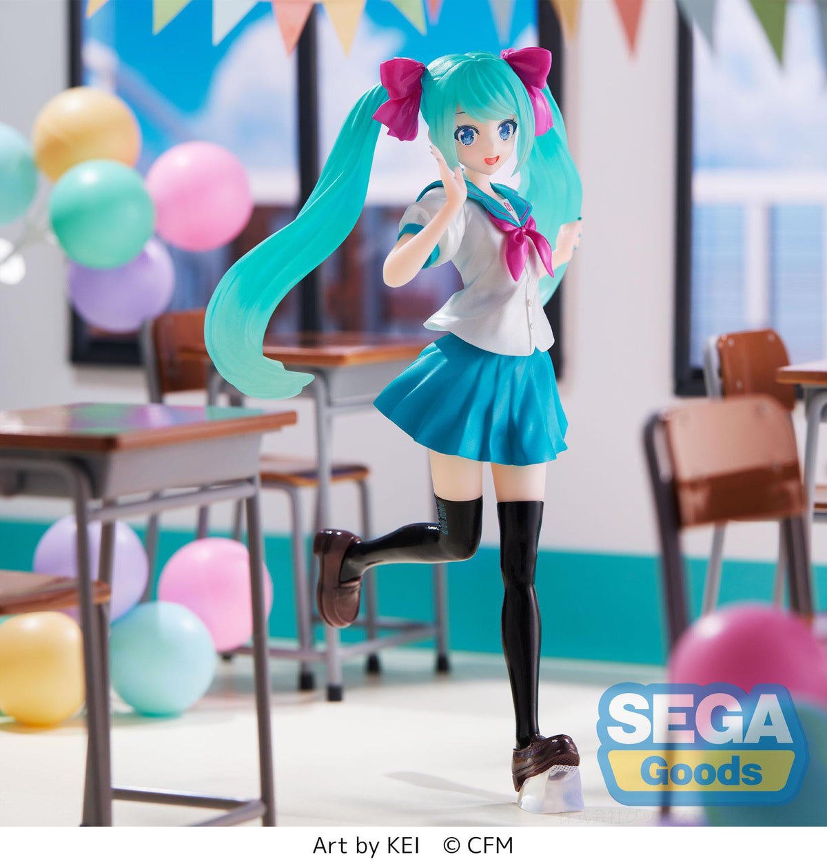 Hatsune Miku - 16th Anniversary KEI Ver. - Luminasta Figur (SEGA)