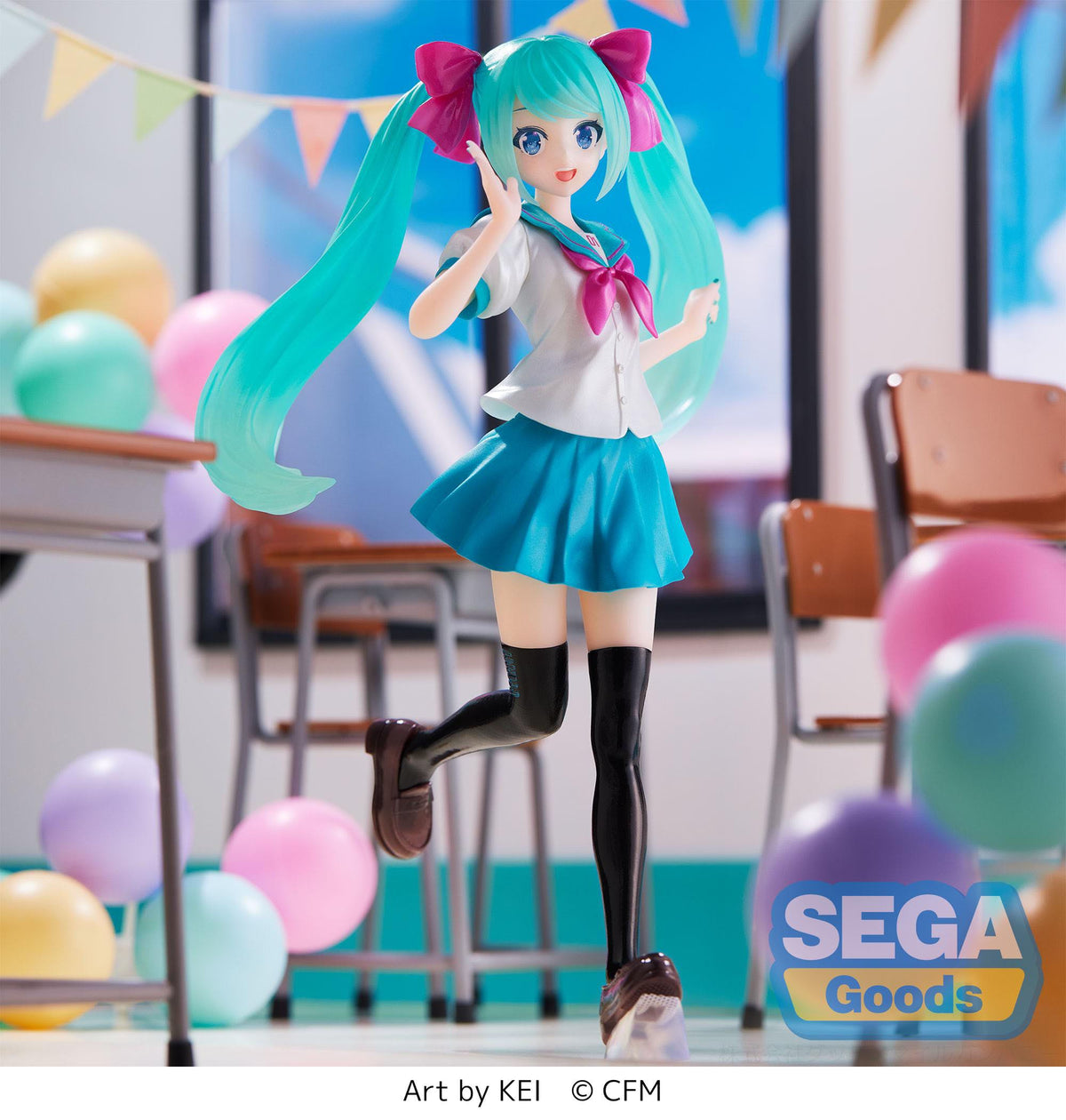 Hatsune Miku - 16th Anniversary KEI Ver. - Luminasta Figur (SEGA)