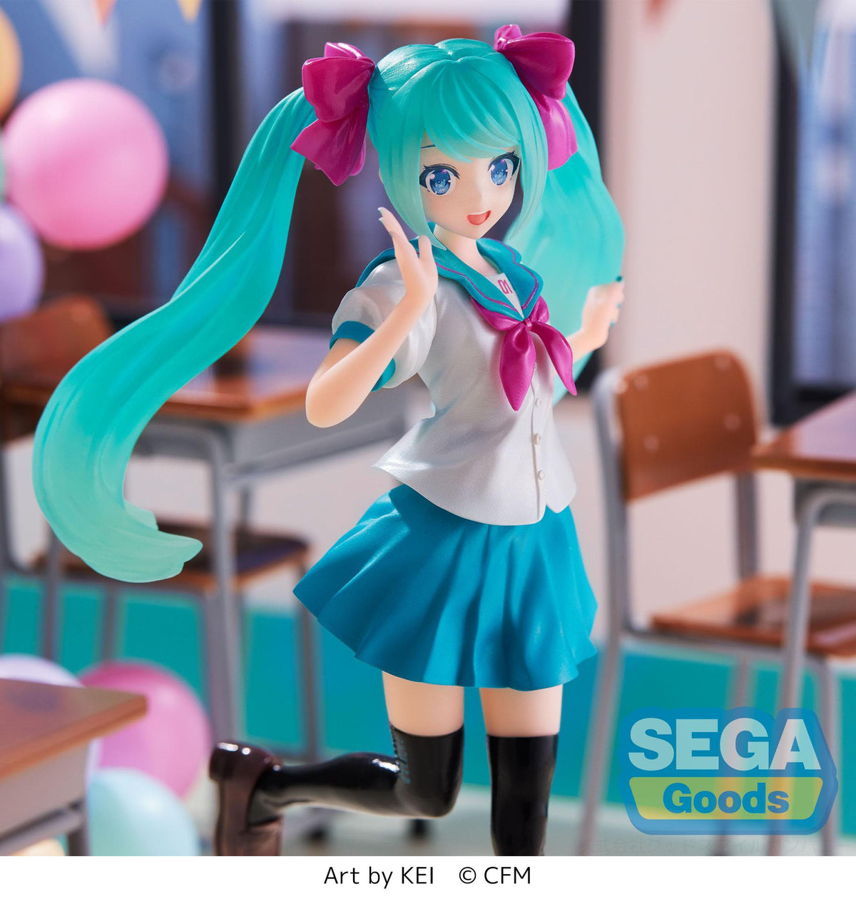 Hatsune Miku - 16th Anniversary KEI Ver. - Luminasta Figur (SEGA)