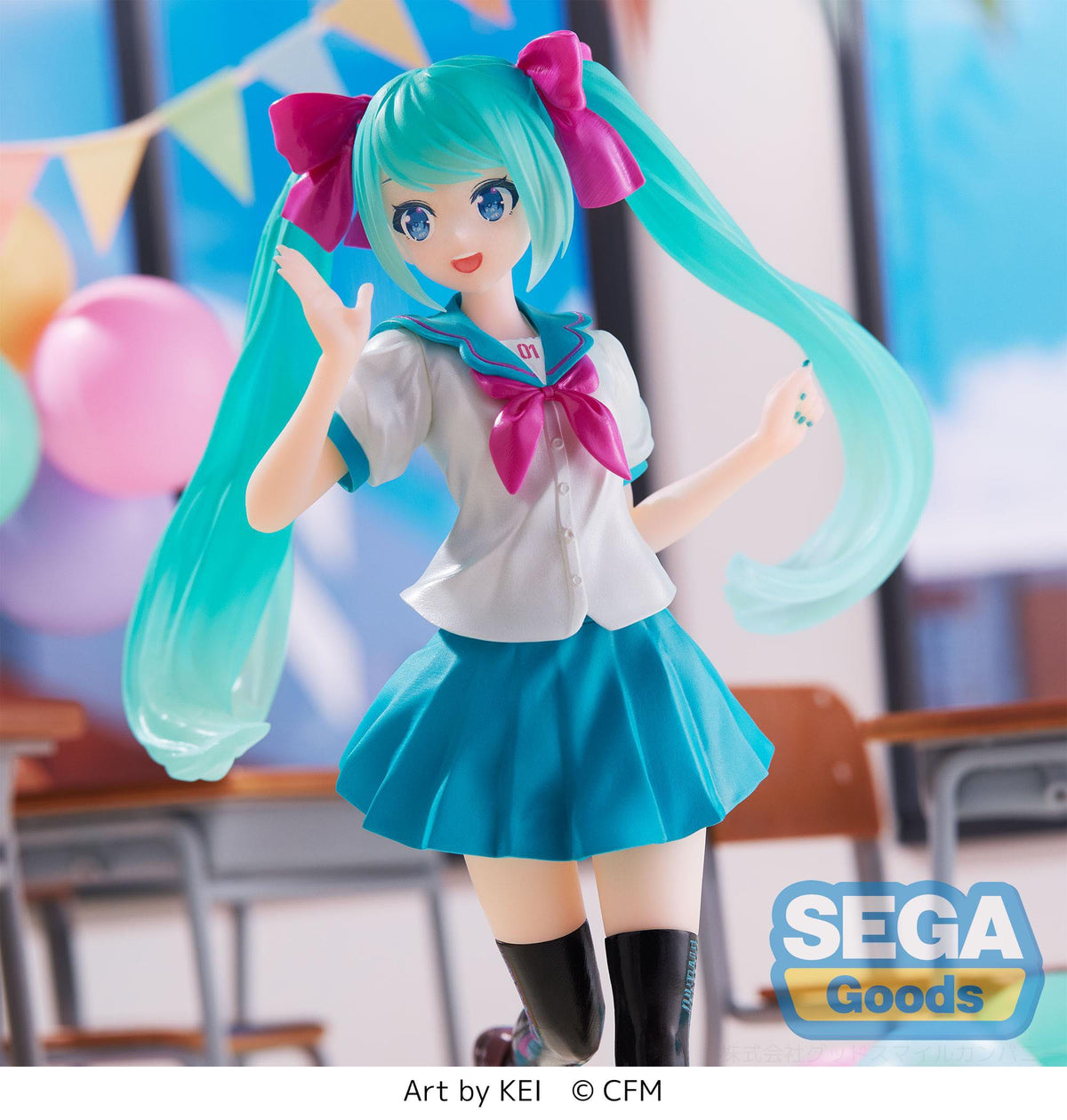 Hatsune Miku - 16th Anniversary KEI Ver. - Luminasta Figur (SEGA)