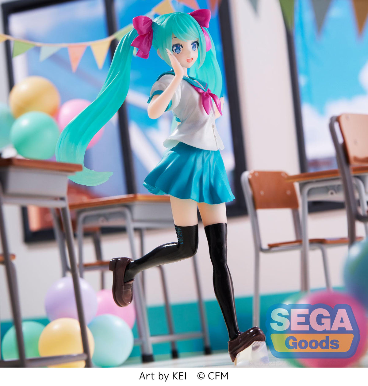 Hatsune Miku - 16th Anniversary KEI Ver. - Luminasta Figur (SEGA)