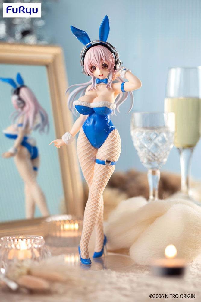 Super Sonico BiCute Bunnies Figur Blue Rabbit Ver. (Furyu) | fictionary world