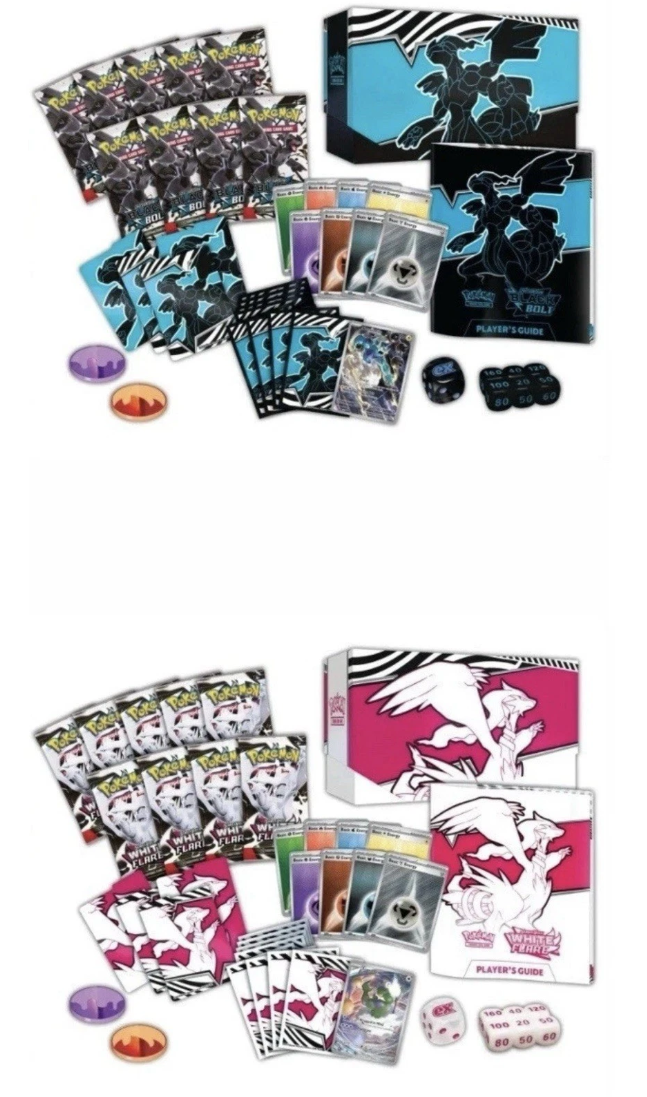 Pokémon - Karmesin & Purpur - Schwarze Blitze & Weiße Flammen - Top Trainer Box 2er Set (deutsch)