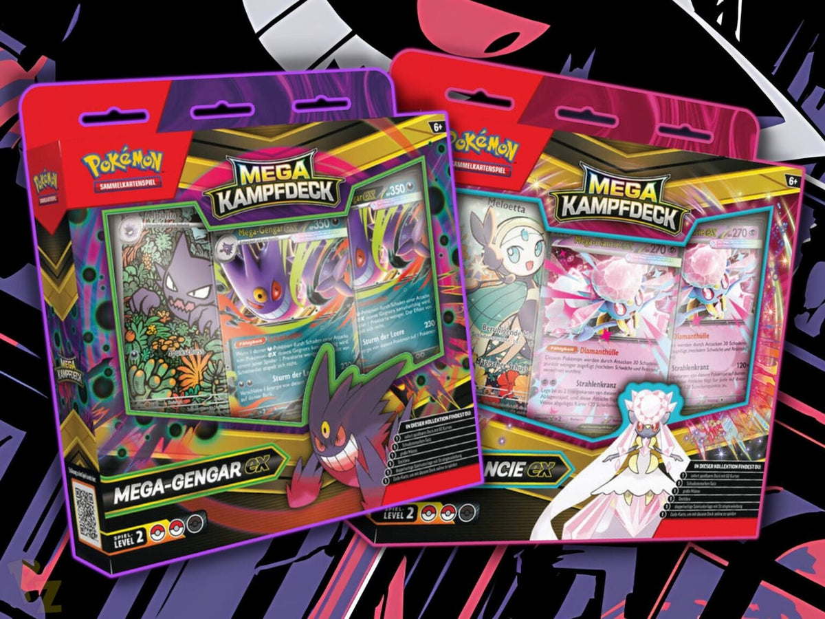 Pokémon - Mega-Gengar ex & Mega-Diancie ex - Mega Kampfdeck (deutsch)