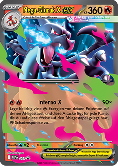 Pokémon - Mega-Entwicklung - Mega-Glurak X ex Tin Box (deutsch)