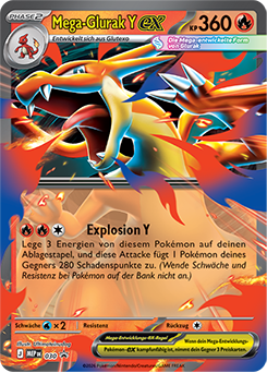 Pokémon - Mega-Entwicklung - Mega-Glurak Y ex Tin Box (deutsch)