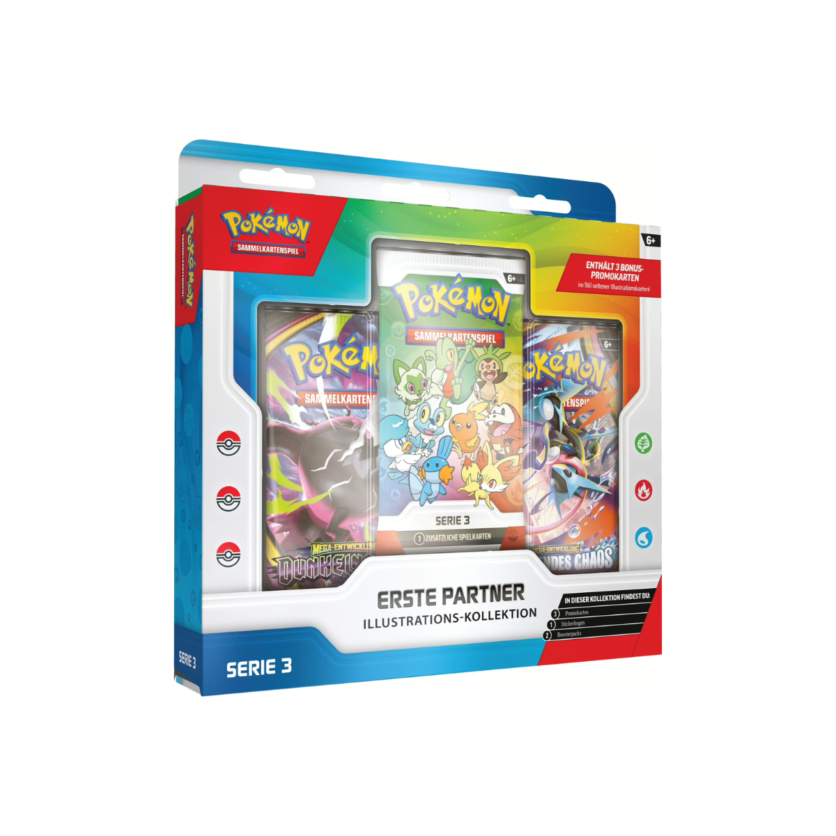 Pokémon - Erste Partner - Illustrations-Kollektion Serie 3 (deutsch)