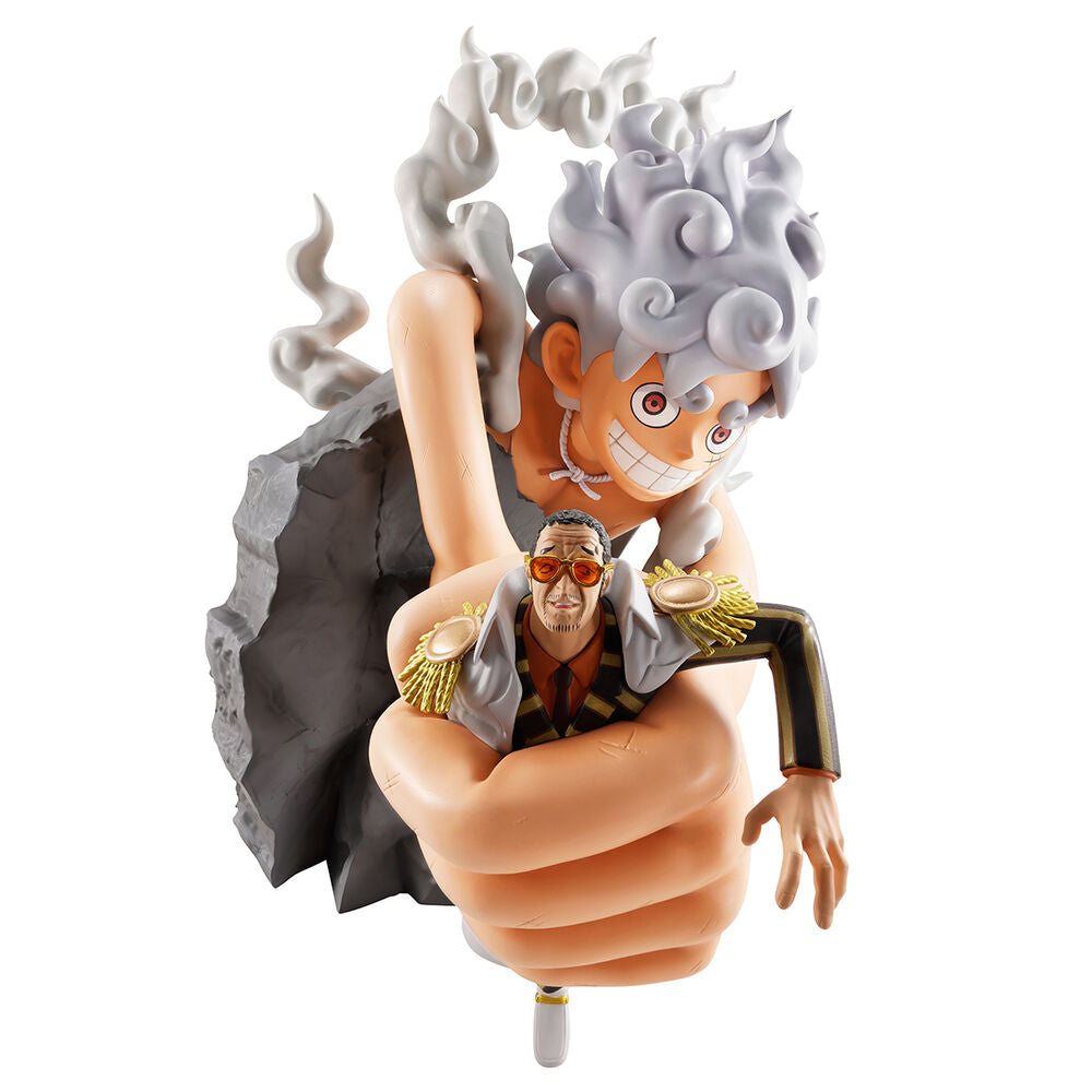 One Piece - Monkey D. Ruffy vs. Borsalino - Burst of Energy - Ichibansho figure (Banpresto)