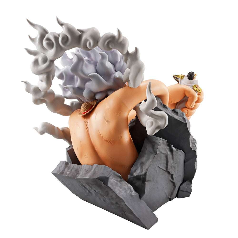 One Piece - Monkey D. Ruffy vs. Borsalino - Burst of Energy - Ichibansho figure (Banpresto)