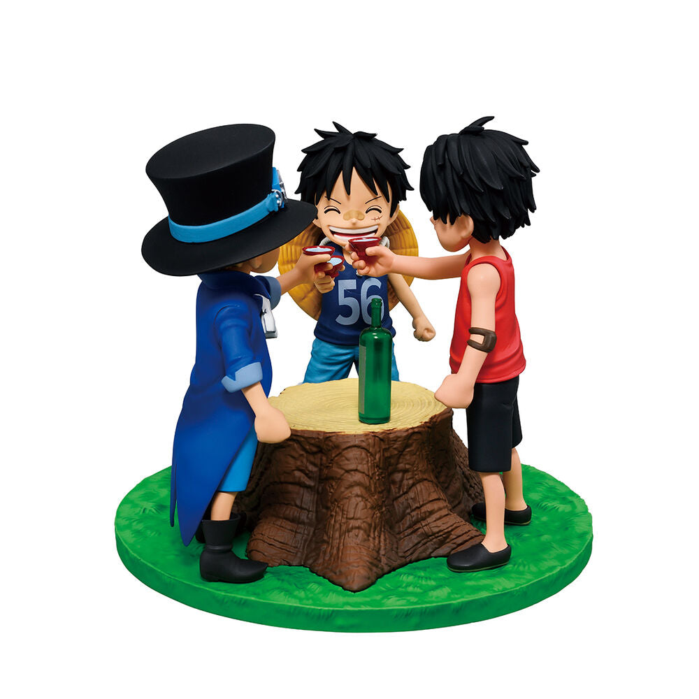 One Piece - Ace & Sabo & Ruffy - Dramatic Memories Ichibansho Figur (Banpresto)