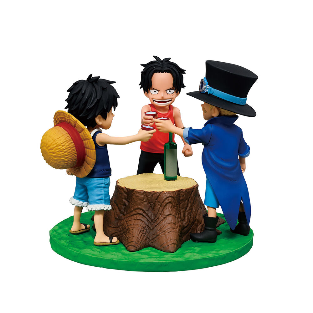 One Piece - Ace & Sabo & Ruffy - Dramatic Memories Ichibansho Figur (Banpresto)