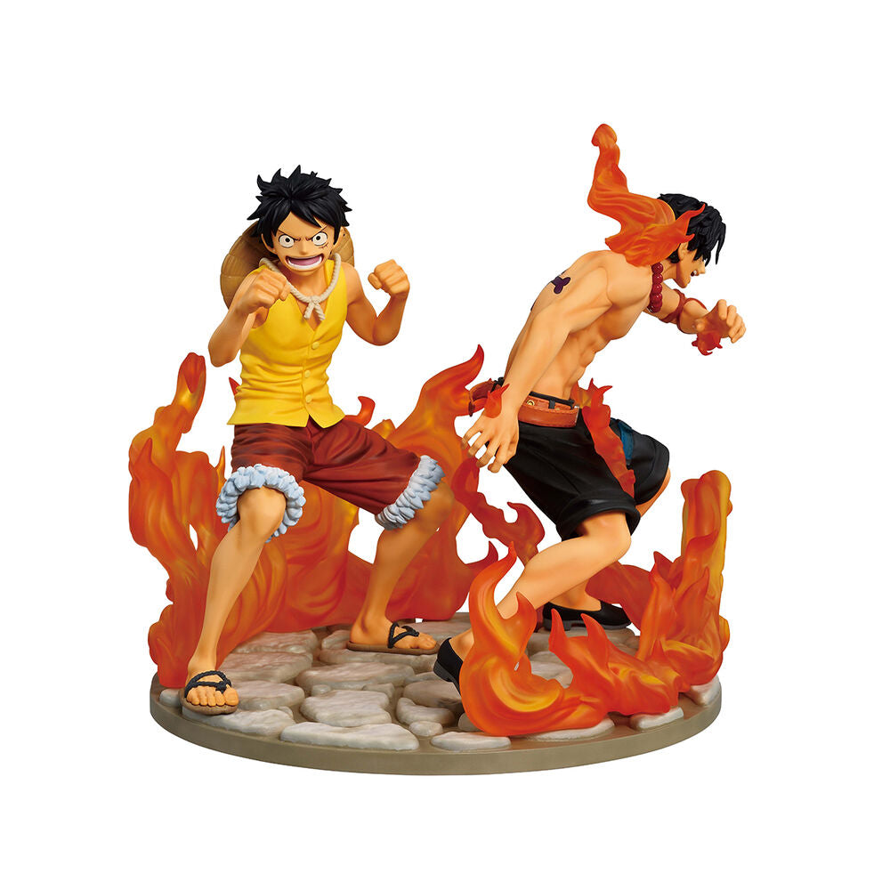 One Piece - Ace & Ruffy - Dramatic Memories Ichibansho Figur (Banpresto)