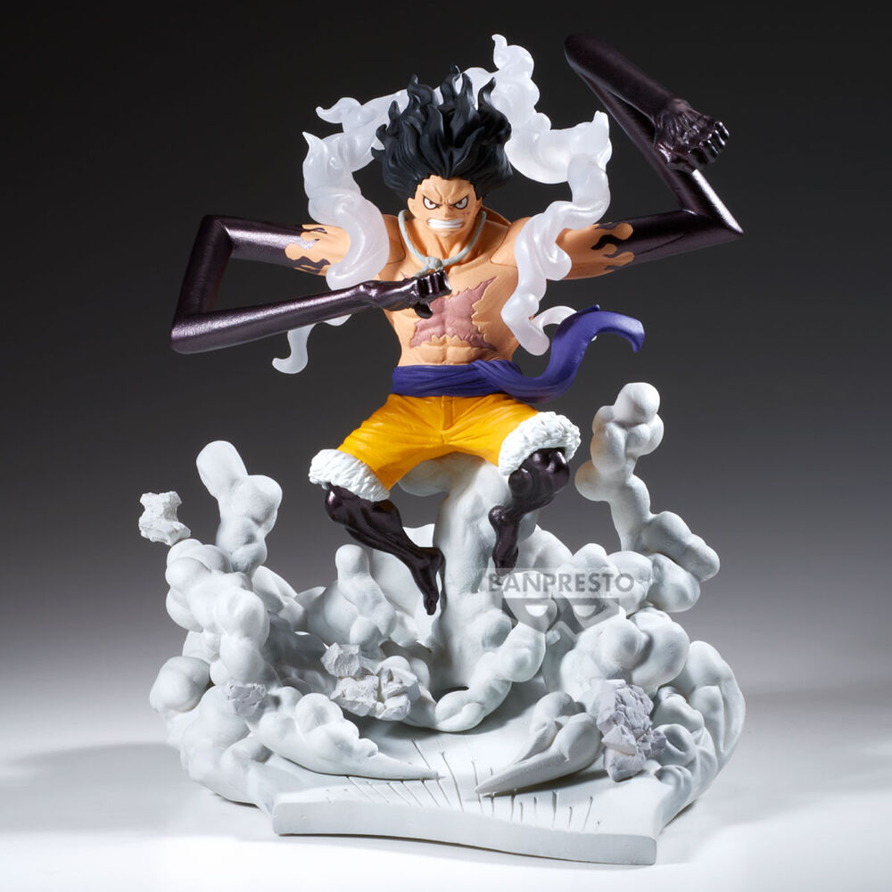 One Piece - Monkey D. Ruffy - Gear 4 Senkokkei Figur (Banpresto)