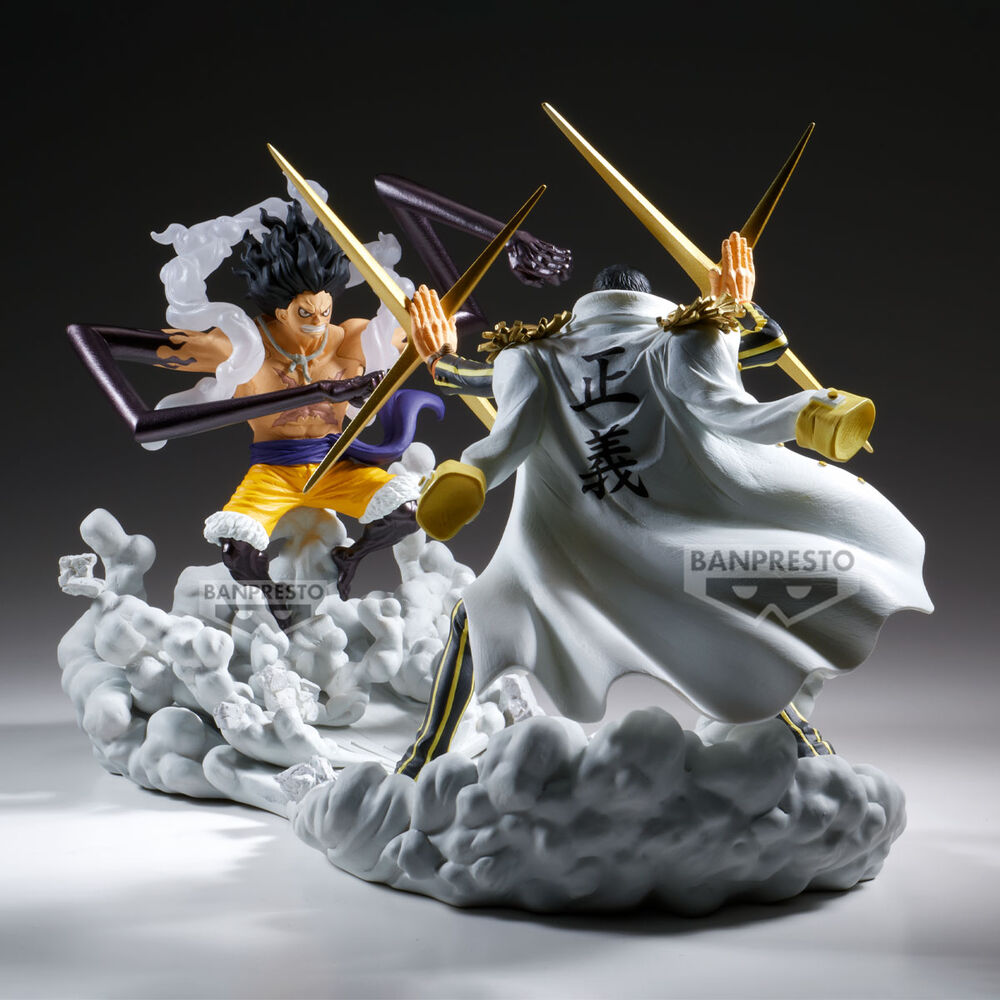 One Piece - Monkey D. Ruffy - Gear 4 Senkokkei Figur (Banpresto)