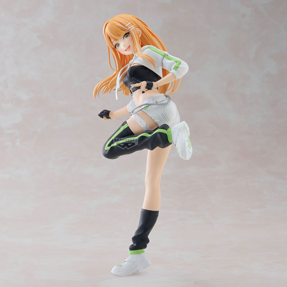 The Idolmaster Gakuen - Sumika Shiun - Accent Green Espresto Figur (Banpresto)