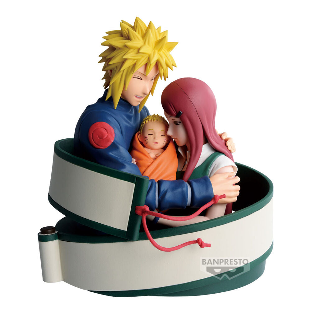Naruto 72 Series - Minato, Naruto & Kushina - Figur (Banpresto)
