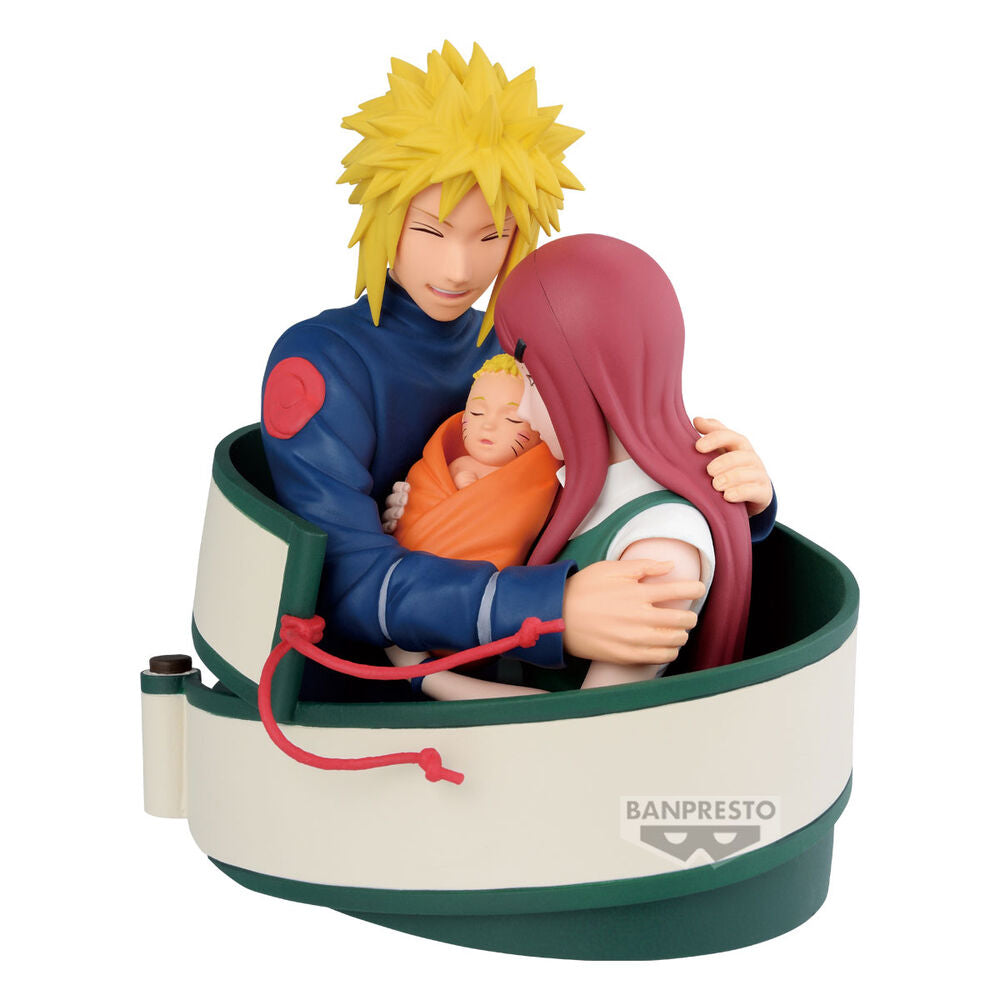 Naruto 72 Series - Minato, Naruto & Kushina - Figur (Banpresto)