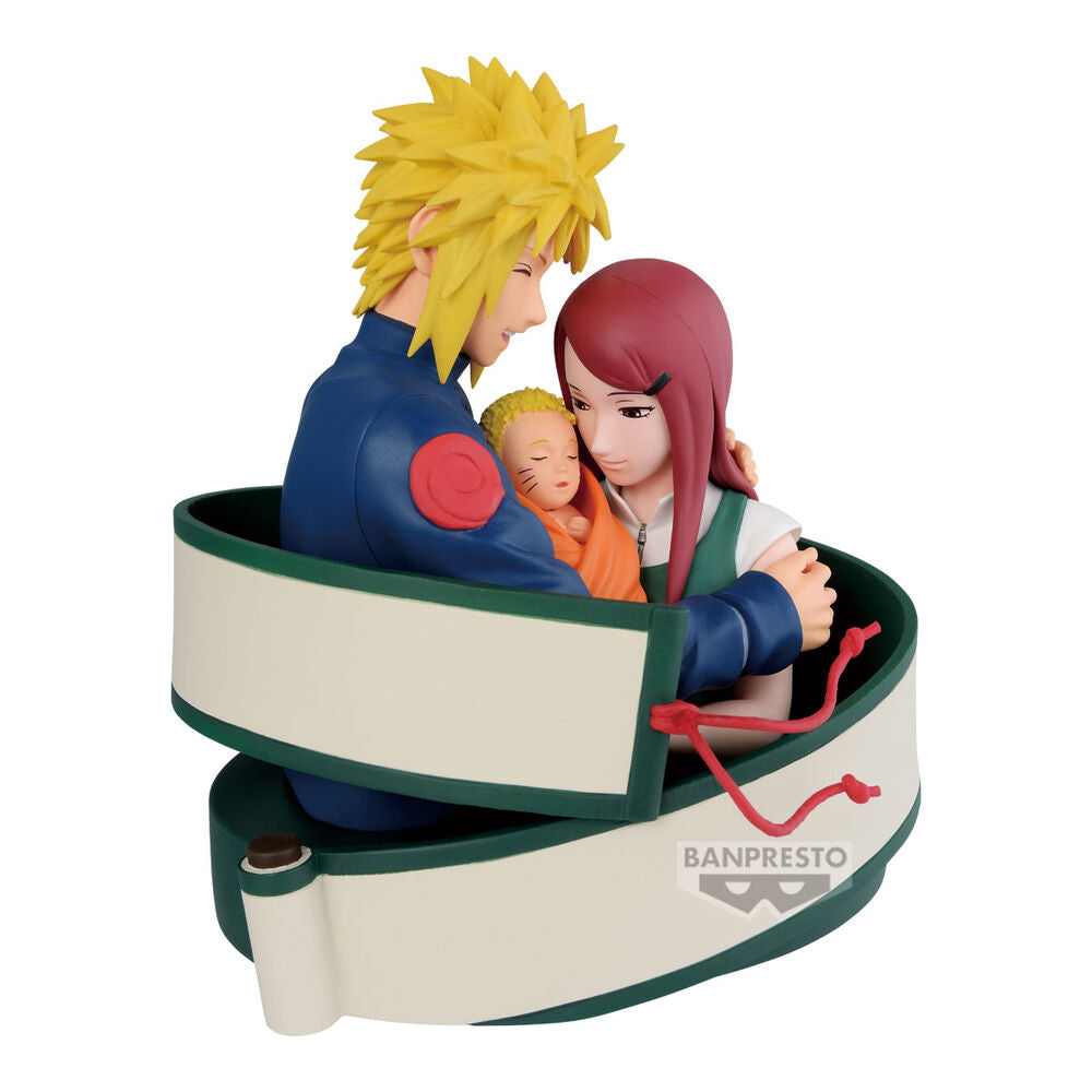 Naruto 72 Series - Minato, Naruto & Kushina - Figur (Banpresto)